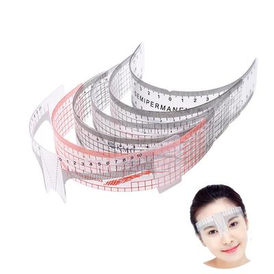 Eyebrow Rulers Measures Practice Tool Permanent Makeup Eyebrow Professional Tattoo Position Ruler