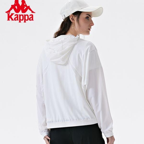 Kappa Air Conditioning Shirt, Women's Summer Hooded Breathable Cardigan, Outdoor Skin Jacket