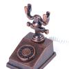 1Pcs Mini Retro Phone Miniature Food Play Scene Model