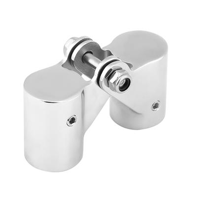 Connettore Girevole Pieghevole in Acciaio Inossidabile Raccordi per Tubi Binario Barca per Yacht Marino(22MM)