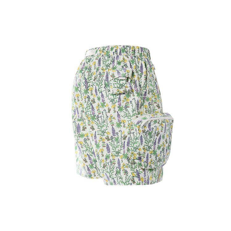 Nike Floral Print Casual Shorts Men Bottoms Green DN3948-072