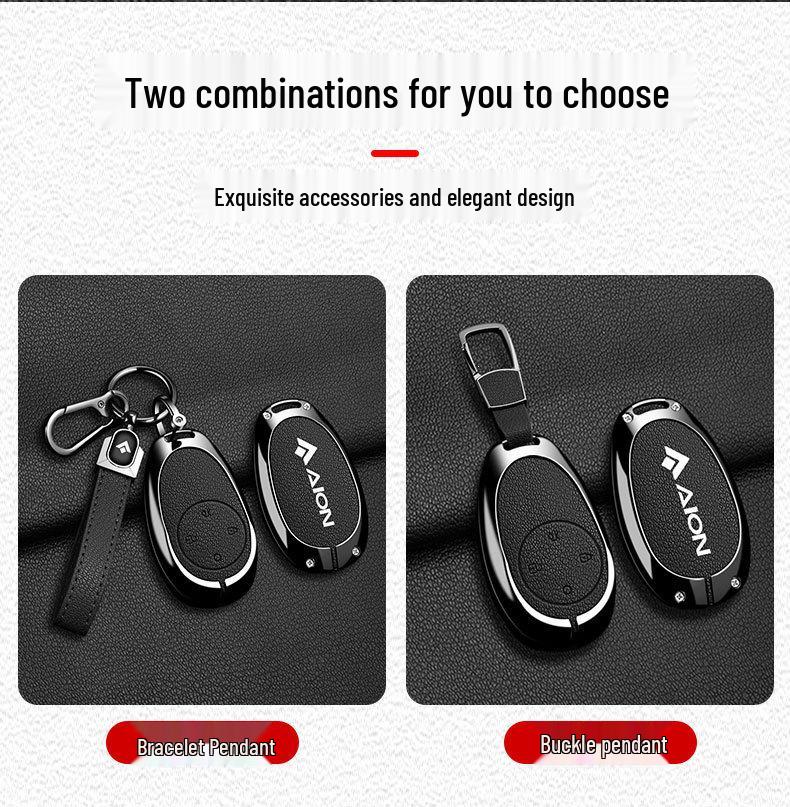 GAC AION Y Plus Key Case for 2021-2023 Models with Metal Buckle - Personalized Male Design