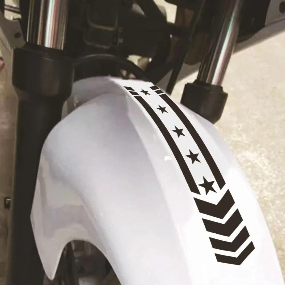 Electric Motorcycle Racing Decals Track Mudguard Stripe Lines Modification Stickers Waterproof PET for Racing Tracks