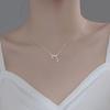 Girls Collar Diamante Bowknot Necklace Jewelry Choker Chain Glinting Crystal