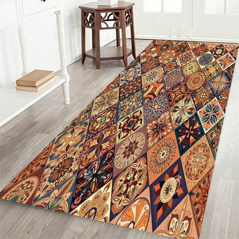 Mandala Style Series Carpets Rugs for Living Room Bedroom Decorative,Doormat Kitchen Bathroom Non-slip Floor Mats Area Rug Gifts