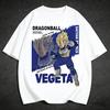 Dragon Ball Z Vegeta Saiyan Prince Printed Tshirt Unisexs and Womens Tshirt Unisexs Top Sports Tshirt Unisexs Tshirt Summer Tee