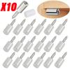 10/1Pcs Cross Self-tapping Screw Bracket Non-slip Wardrobe Shelf Support Partition Nails Homemade Cabinet Glass Fixing Holder