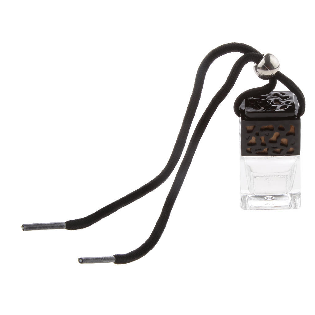 20 PCS HOME CAR HANGING AIR FRESHENER PERFUME FRAGRANCE DIFFUSER GLASS BOTTLE Empty Perfume Bottle For  Auto RV Truck