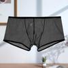 Sous-vêtements transparents pour hommes, sous-vêtements ultra-fins, taille basse, boxer transparent, sexy, séchage rapide, maille pour hommes
