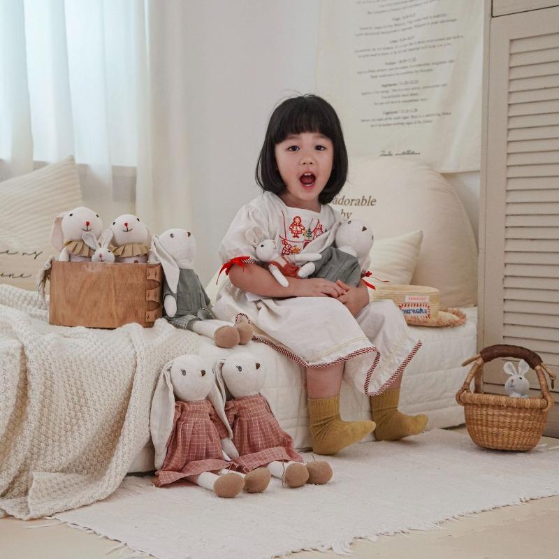 1PC Nordic Style Bunny Doll Cotton High Quality Companion Toy Souvenir Holiday Gift Cartoon Baby Soothing Toy