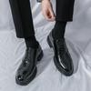 New Block Business Casual Leather Shoes Men's Comfortable and Breathable Tassel One Pedal Sleeve Loafers Men's Series