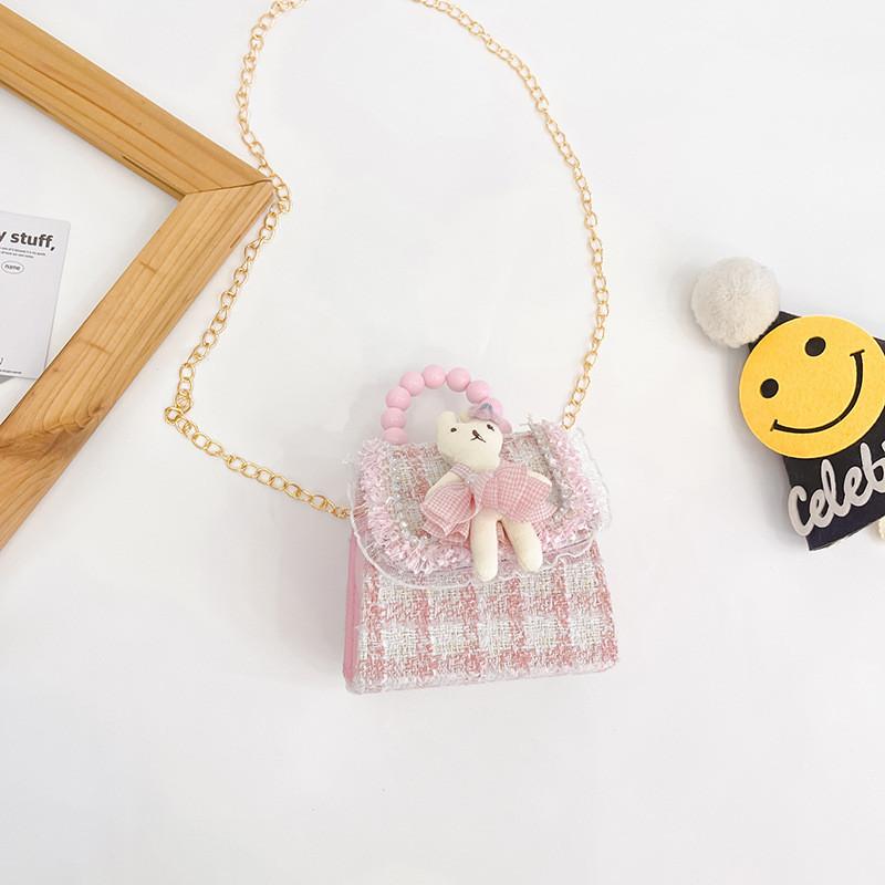 Adorable Mini Korean Princess Crossbody Bag For Kids Featuring Cute Bunny Design