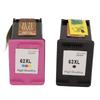 2pcs Ink Cartridges 62XL Colored Black Print Cartridges Replacement for HP for OfficeJet 200 258 5540 5542 5640 7640