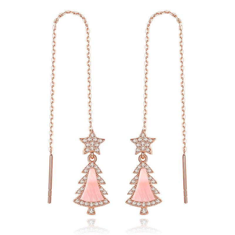 

Ferris Wheel Sterling Silver Korean-Style Minimalist Christmas Tree Bracelet for Women 925 Sterling Silver