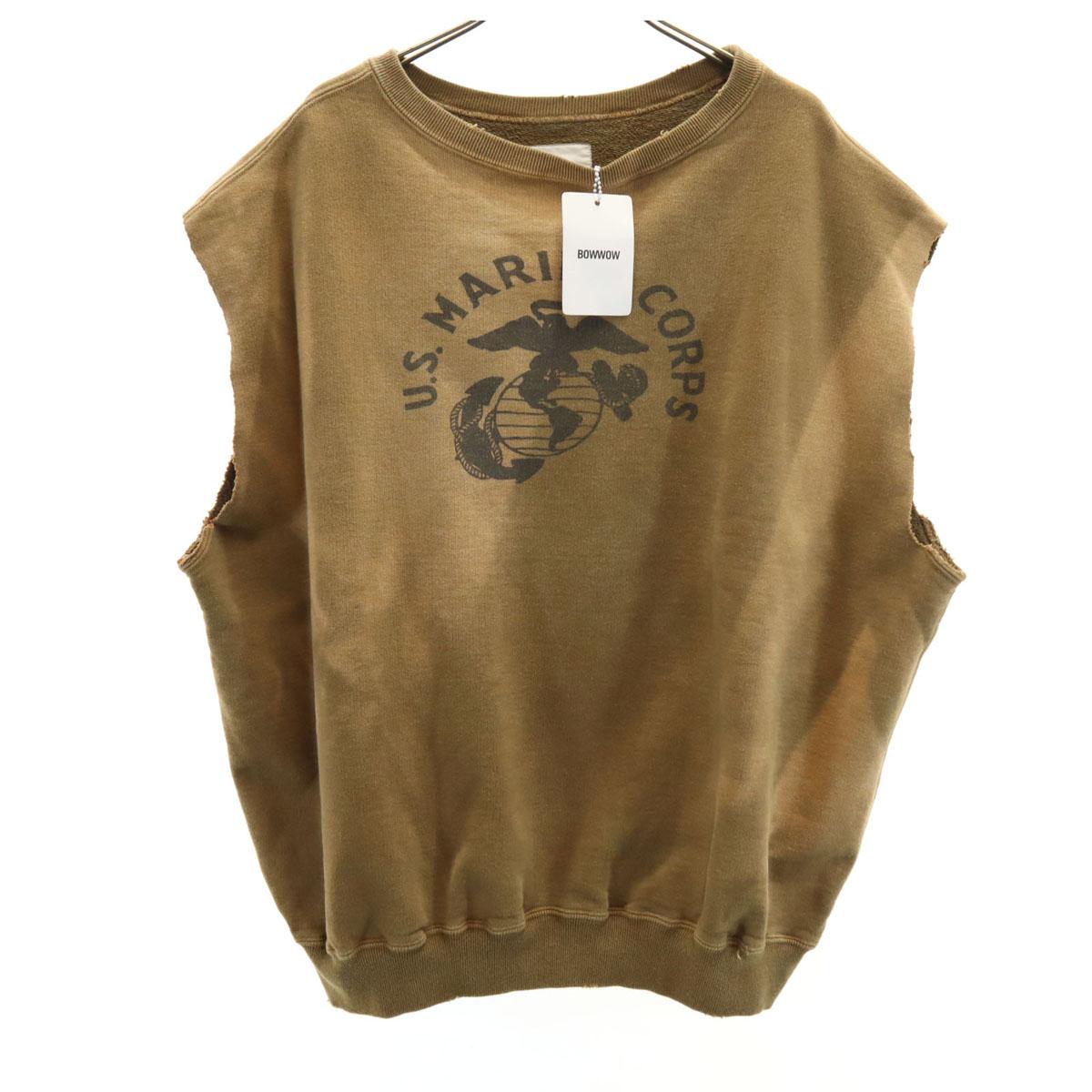 

BOWWOW сделано в Японии Без рукавов для загара пот XL Коричневый Мужской Б/у