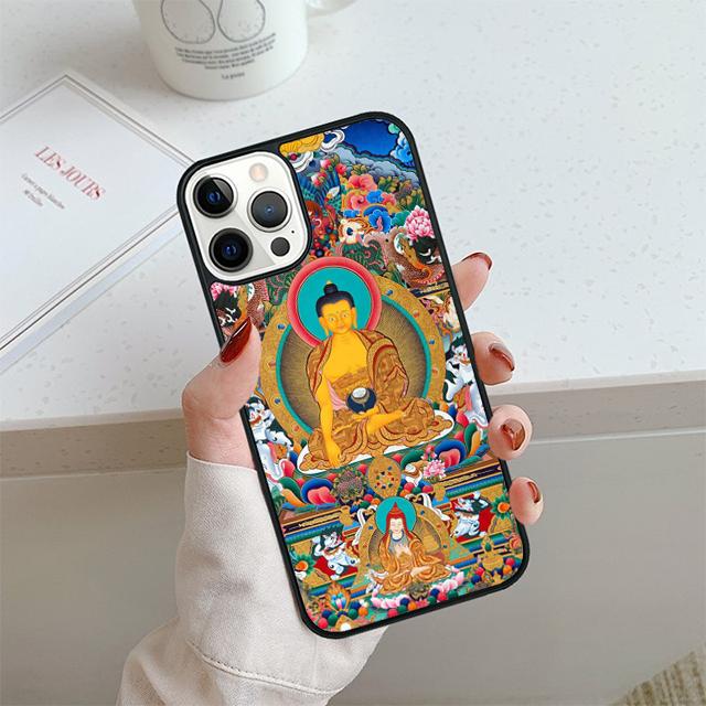 Gautama Buddha Beautiful Artwork Phone Case For iPhone 17 Air 14 15 16 13 12 Cover For Apple Pro Max 6S Plus