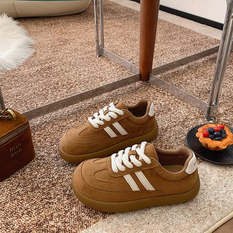 Women Vulcanized Shoes  Spring Autumn New Fashion Vintage Comfortable Board Shoes Lace Up Lightweight Soft Sole Casual Shoes