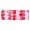 Tulle Rolls 10 Yards Red Heart Shaped Pattern Packaging Ribbon DIY Cutting Romantic Craft