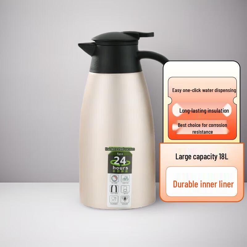 Xiaoyueya 2L Stainless Steel Insulated Thermos