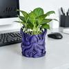 Octopus Planter for Succulents 3D Printed with Tray, Unique Marine-Inspired Pot, Plant Novelty Sea Monsters Decor Pot Drainage Holes, Nautical