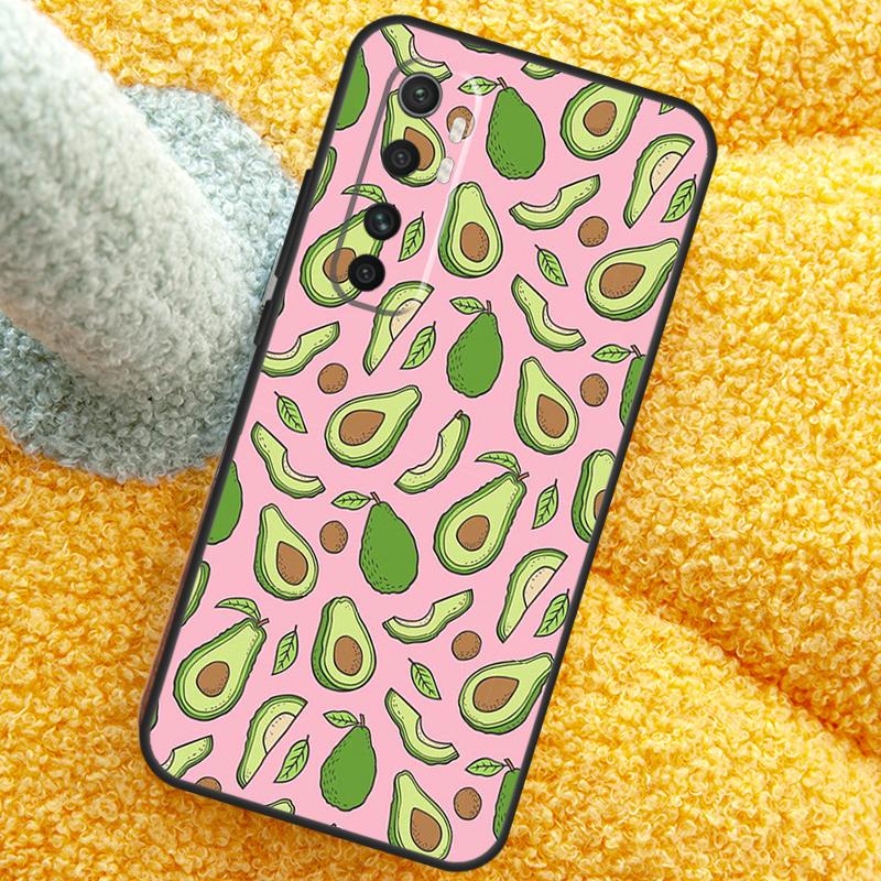 Avocado Pattern Case For Xiaomi 13T 14T 15T 14 15 Ultra 17 Pro Max Cover For POCO F8 F7 X7 Pro F5 F6 X5 X6