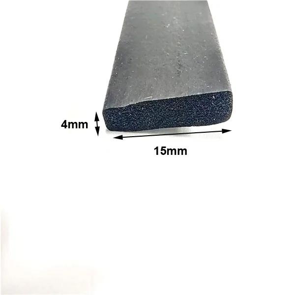 

Width 5mm To 15mm EPDM Rubber Foaming Sealing Strip Flat Square Strip Distribution Cabinet Box EPDM Sponge Sealing Strip Length 1M