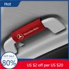 DJR5 Hot 2025 For Mercedes-Benz Car Handle Protective Cover Elk Skin Roof Handlift Inside Handle Gloves Multi-Colored Decoration
