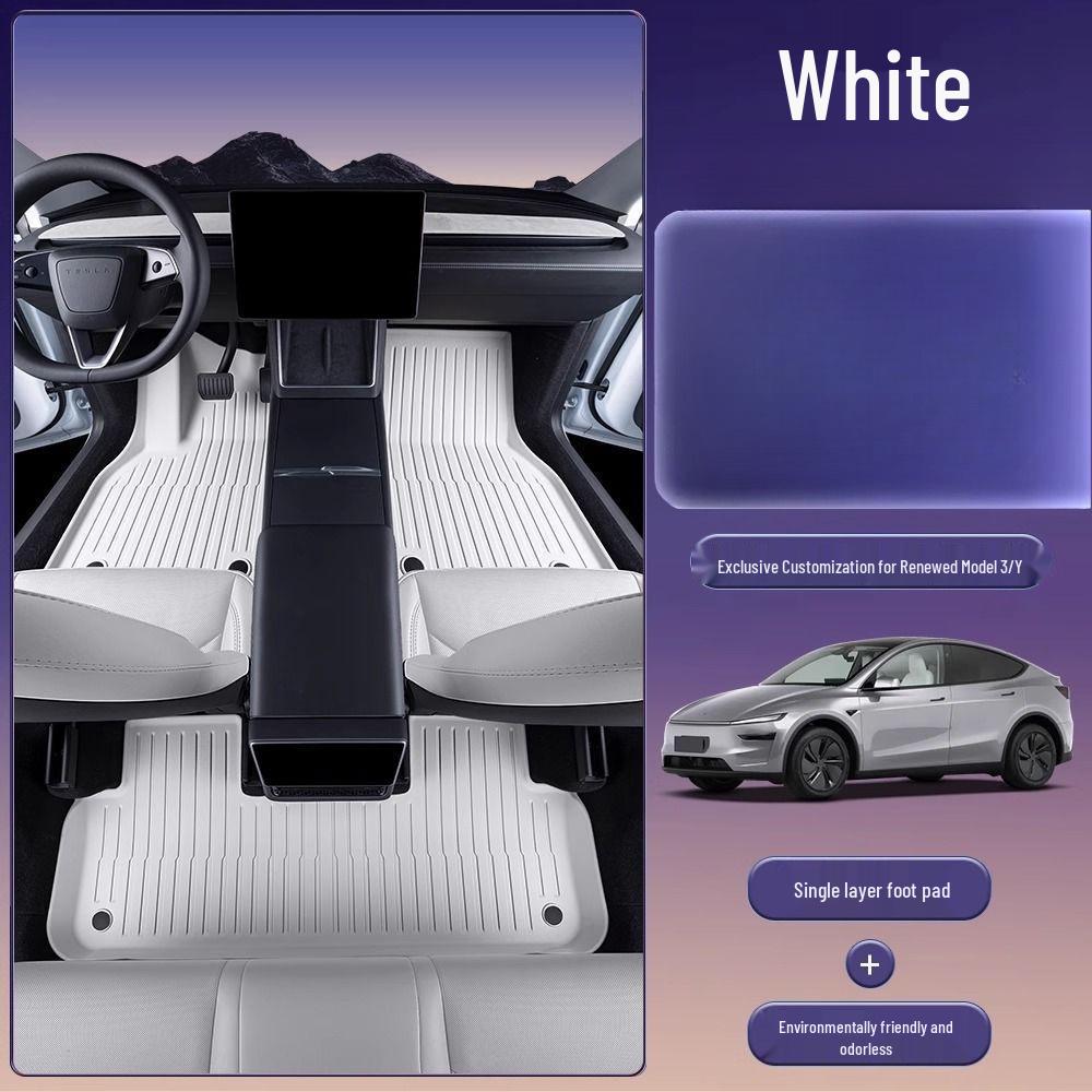Refreshing Model Y and Model 3 Floor Mats - All-Inclusive, Custom-Fit Car Mats