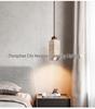 Nordic Wabi-Sabi Yellow Cave Stone Pendant for Restaurant or Bedroom Lighting