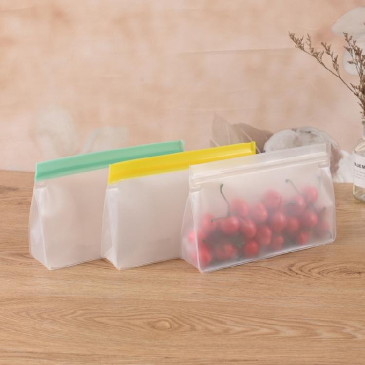 Food Storage Bag PEVA Fresh Bags Lunch Outdoor Traveling Dried Fruit Pouch