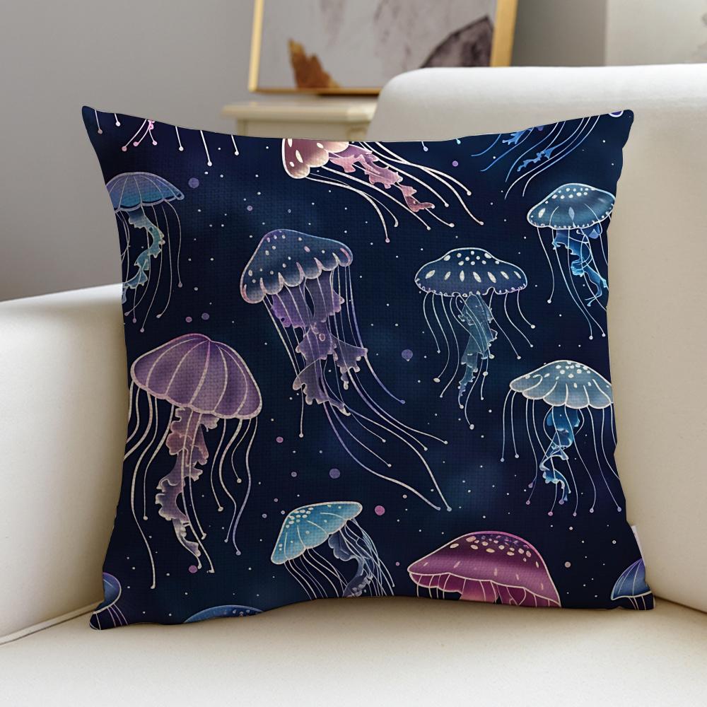 Elegant JJellyfishS Cushion Cover Pcs Linen Throw Pillow Covers x x Modern Home Decor