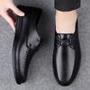 Newest 2022 Fashion Men'S Shoes Casual Split Leather Oxford Shoes Men Flats High Quality Man Soft Comfortable Loafers Black Brown