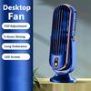 1pc, Rechargeable Portable Fan, Large Battery Dual Motor Home Compact Air Cooler, 5 Speed Air Cooling Fan 720° Surround Blower