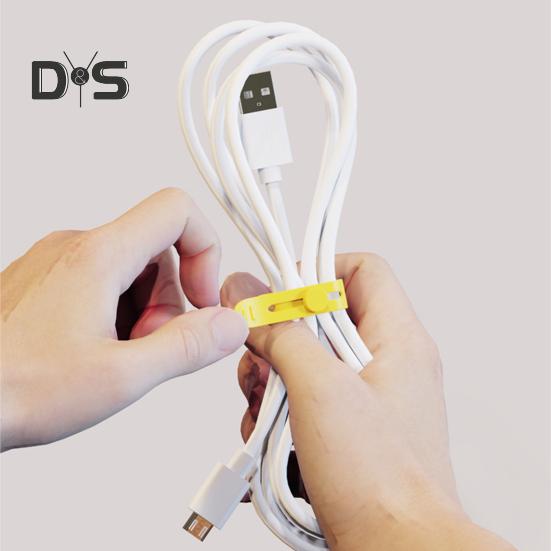38 stk/sett Silikonkabelbånd Skrivbar etikettmerke Øretelefon Telefon Strømledning Buntstropp Gjenbrukbar Elastisk ledningshåndtering Organizer Wrap