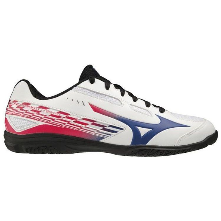 Mizuno Unisex Crossmatch Sword Table Tennis Shoes White/Red 81GA213021