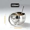 Stainless Condiment Jar Storage Container for Kitchen Organization