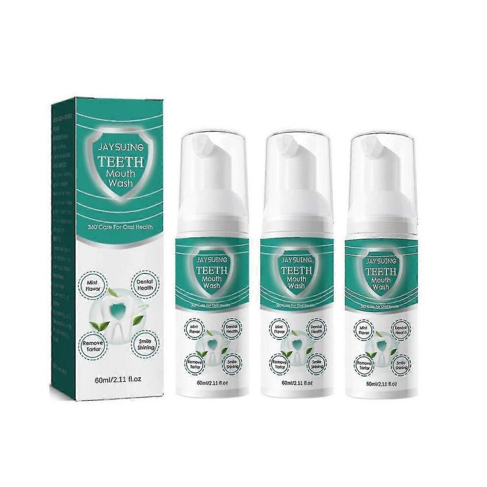 (3PCS)1-3 Stück Jorondy Zähne Mundspülung, 30 ml Kräuter Aufhellend Mundpflege Reparatur Schaum Tiefenreinigung - Sie