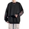 Men’s Chinese Style Embroidery Long Sleeve Round Neck Hoodie - Spring/Autumn/Winter 2025 Heavyweight Loose T-shirt