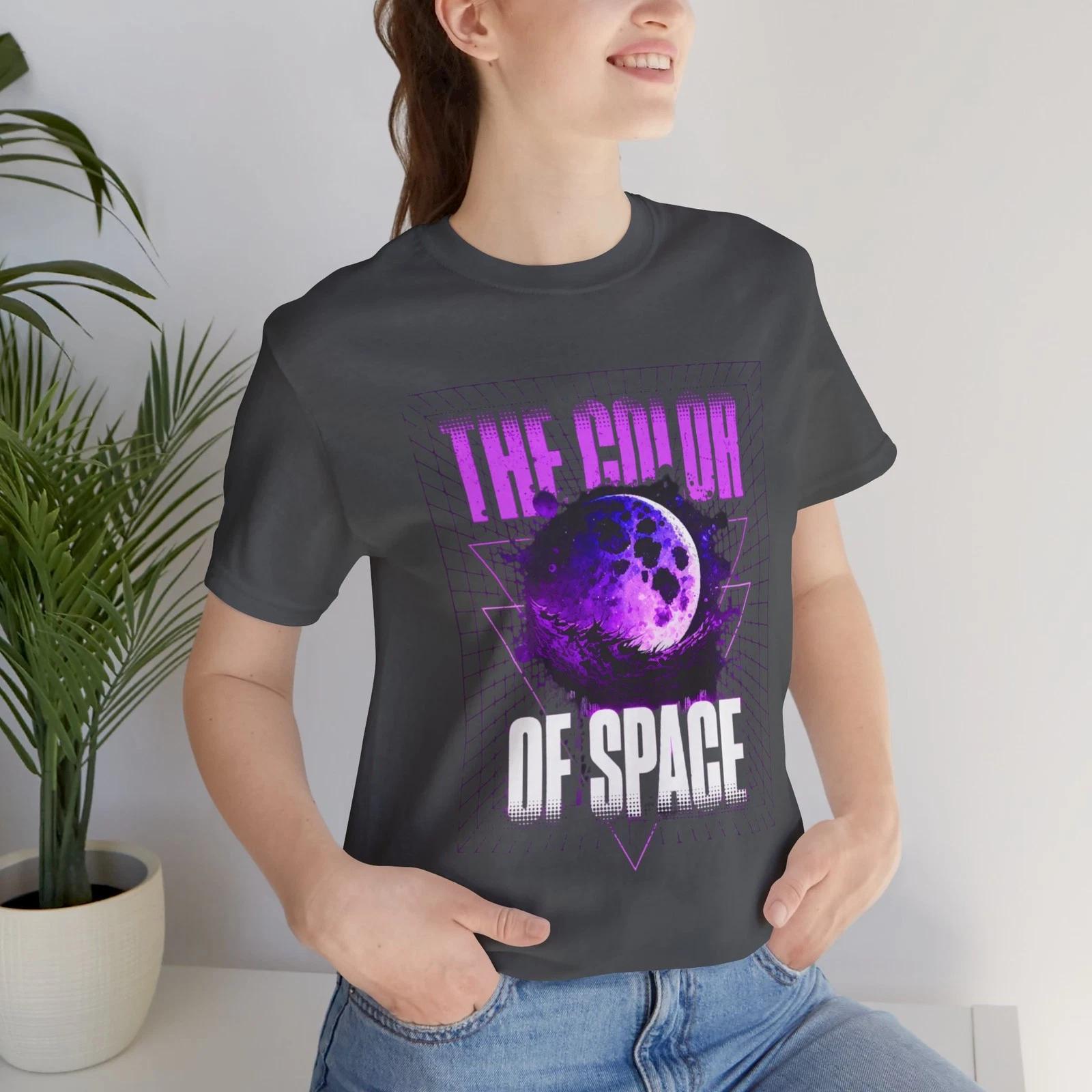 The Color of Space T-Shirt | Purple Moon Retro Space Unisex Tee S