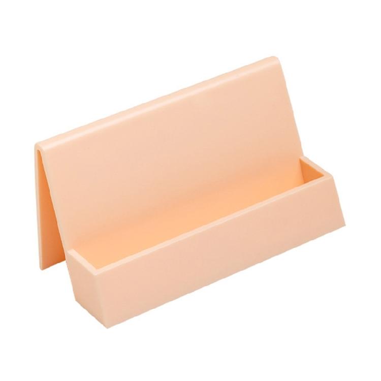 Plastic Name Card Display Holder Large Capacity Office Desk Business Card Stand