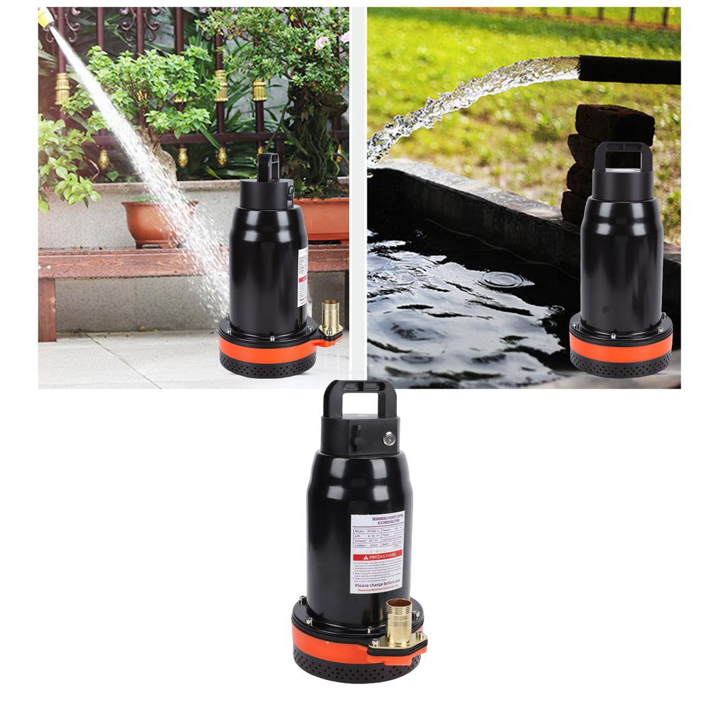 Remote Control Submersible Pump Small Direct Current   for Pool Hot Tub Basement Garden Drainage 280W 3- ³Celsiush 10M   Hose
