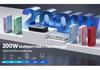 200W High-Power Gallium Nitride Charger for Phones, Tablets, and Laptops - Universal 20V 5A Charging Station