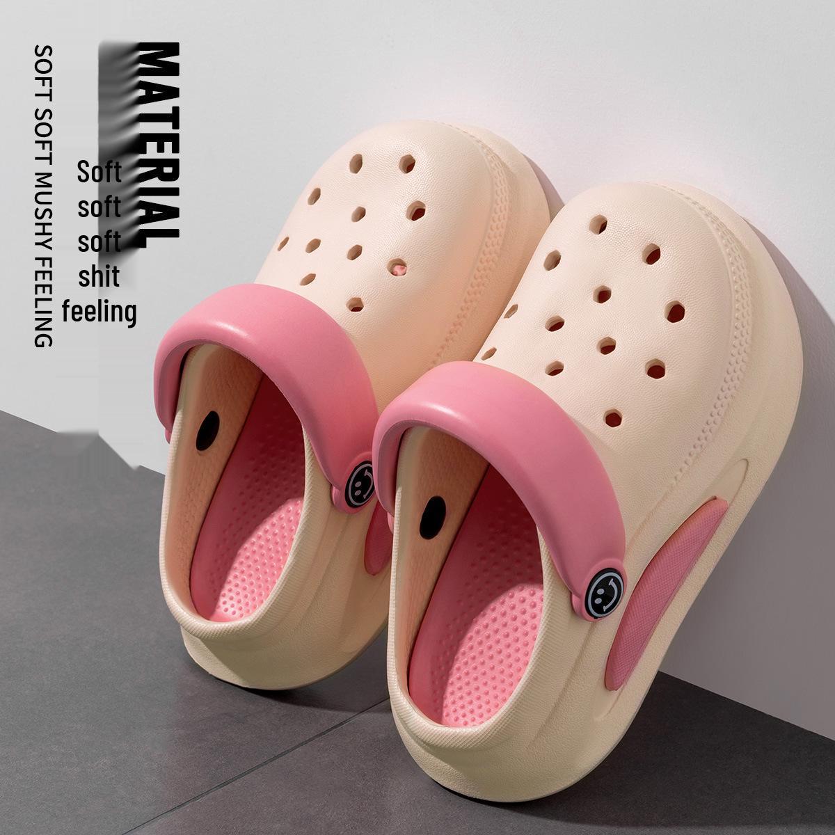 

2025 Summer Non-Slip Girls Cartoon Clog Sandals - Cute, Outdoor Wear Slippers 27-28 [Inner Length 18.5cm]