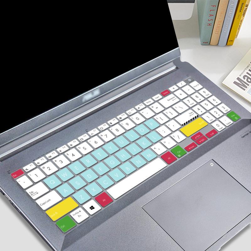 Silikonová ochranná fólie na klávesnici pro ASUS Vivobook Pro 15 Kryt klávesnice pro ASUS Vivobook Pro 15