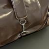 Glossy patent leather underarm bag women's shoulder messenger bag