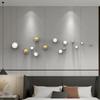 Three-dimensional Resin Background Wall Decorative Ball Nordic Home Accessories Hotel Commercial Space Shop Wall Decoration Ball