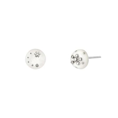 Nff Lilt Earrings-white