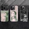 Ariana Grandes Phone Case For iPhone 17,16,15,14,13,12,11 Plus,Pro Max,XS,Colored Silver Phone Case