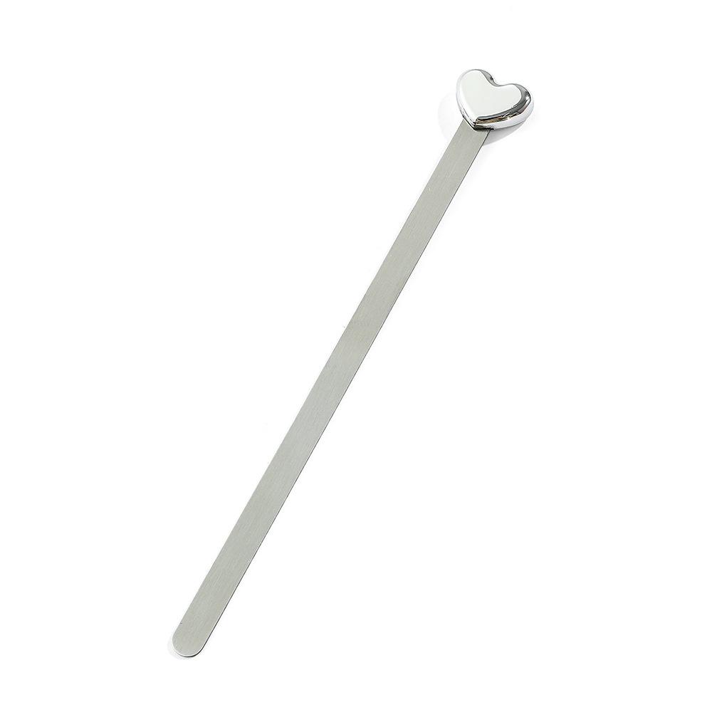 

1pcs Heart-Shaped Metal Bookmark Heart-Shaped Stainless Steel Bookmark Reading Page Marker Multiple Colors Available