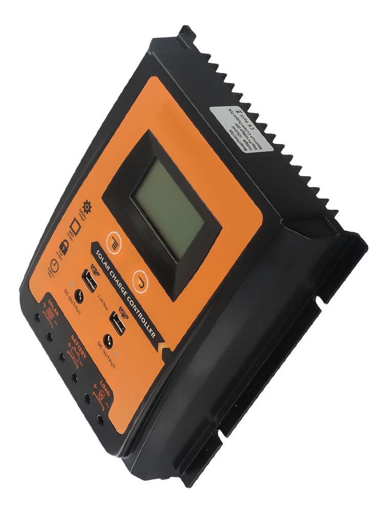 Multiple Protection Charge Controller For PWM Solar Panel Battery Powered Dual-USB Metal Regulating Solar Modules